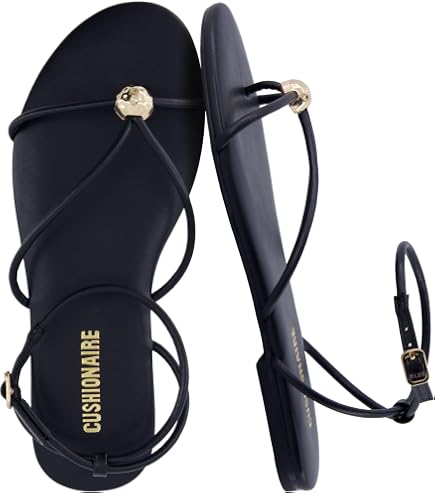 Amazon.com: The Drop Women's Samantha Flat Strappy Lace-Up Sandal
